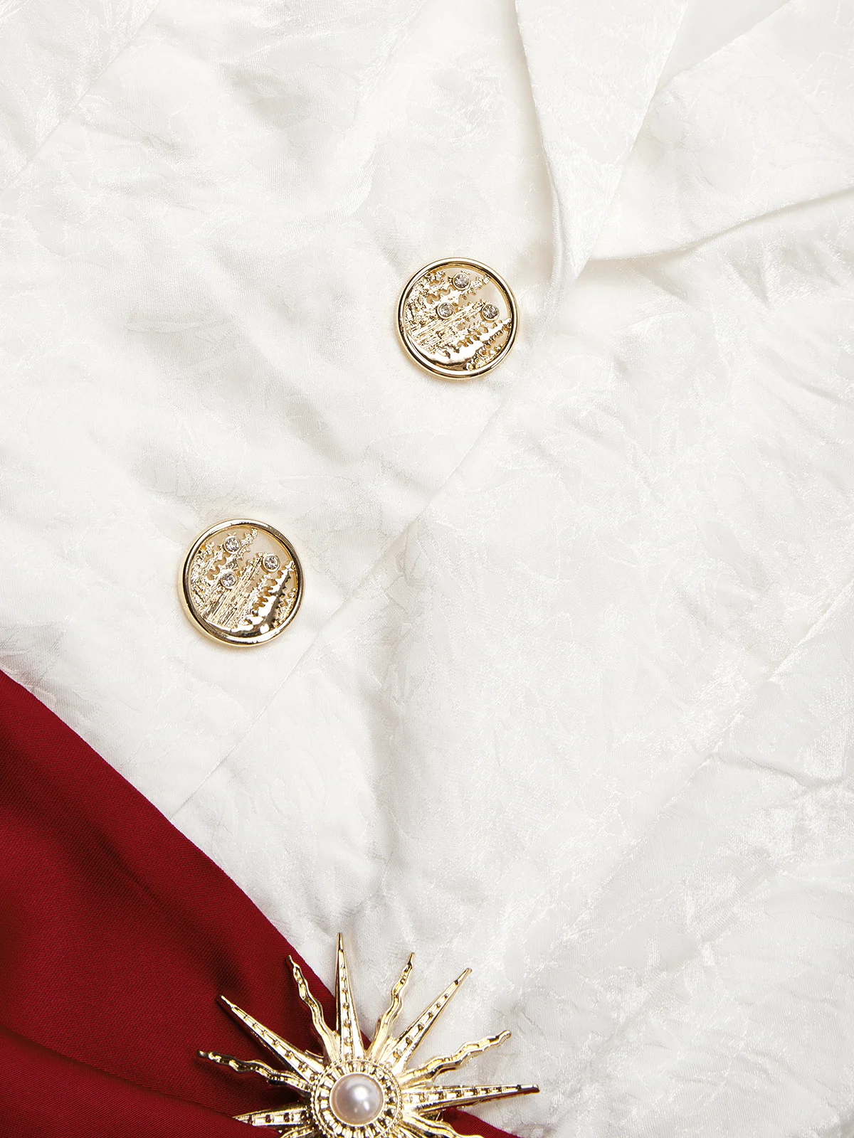 Wine Red Metal Mermaid Skirt Shawl Collar Sleeveless Sheath Midi Dress