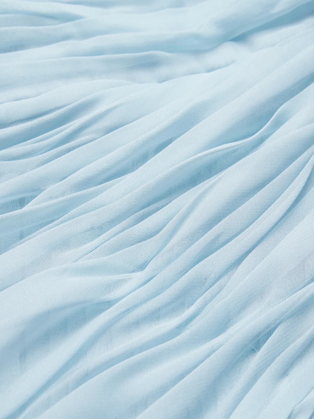 Light Blue Removable 3D Floral Ruched Chiffon One Shoulder Sleeveless Sheath Gown Dress