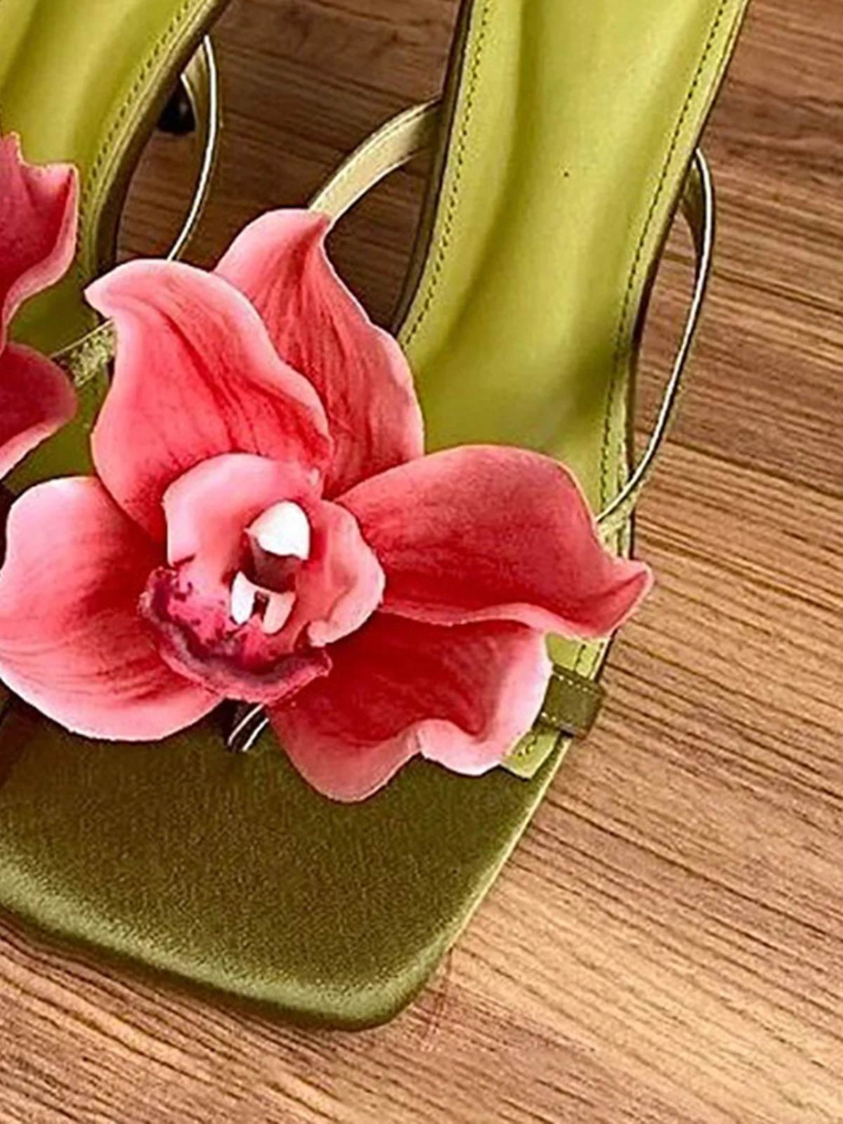 Summer Floral Vacation Strappy Sandals