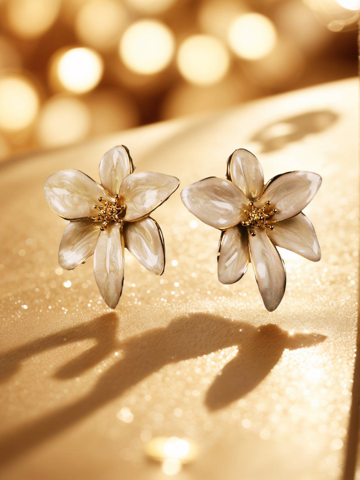 Elegant Floral Stud