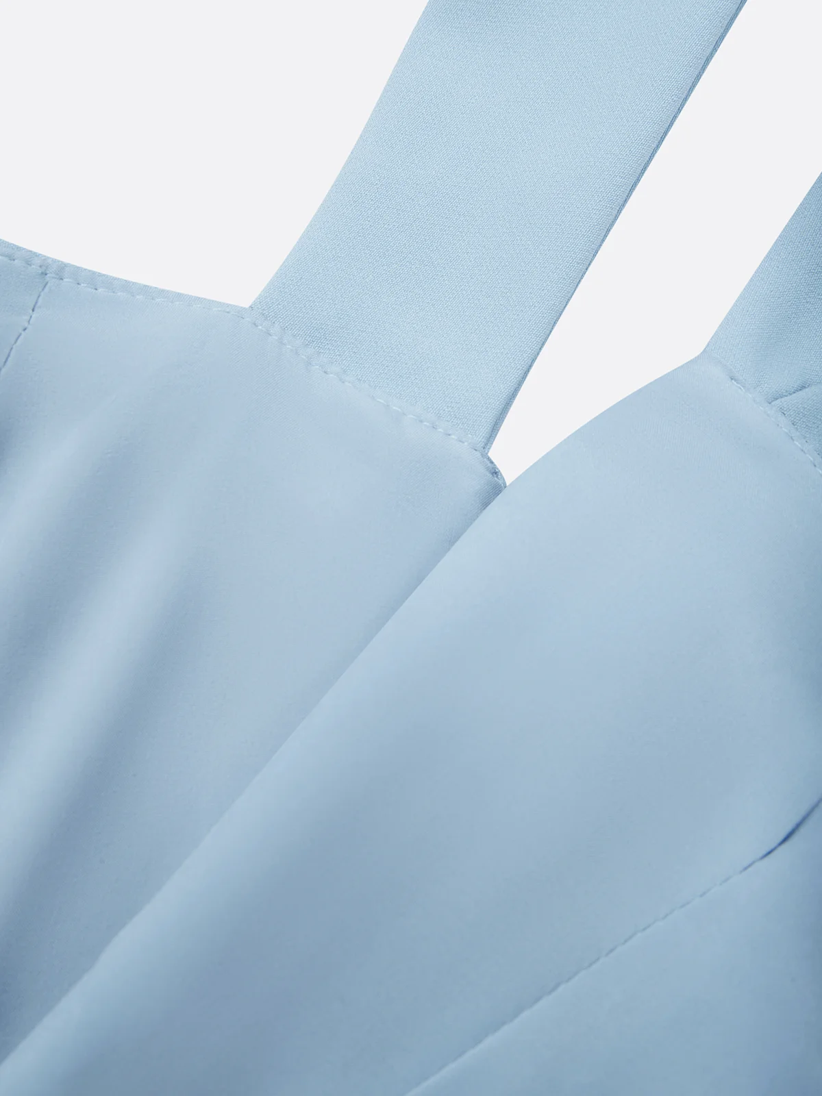Light Blue Bow Lace Sweetheart Neckline Mermaid Maxi Dress