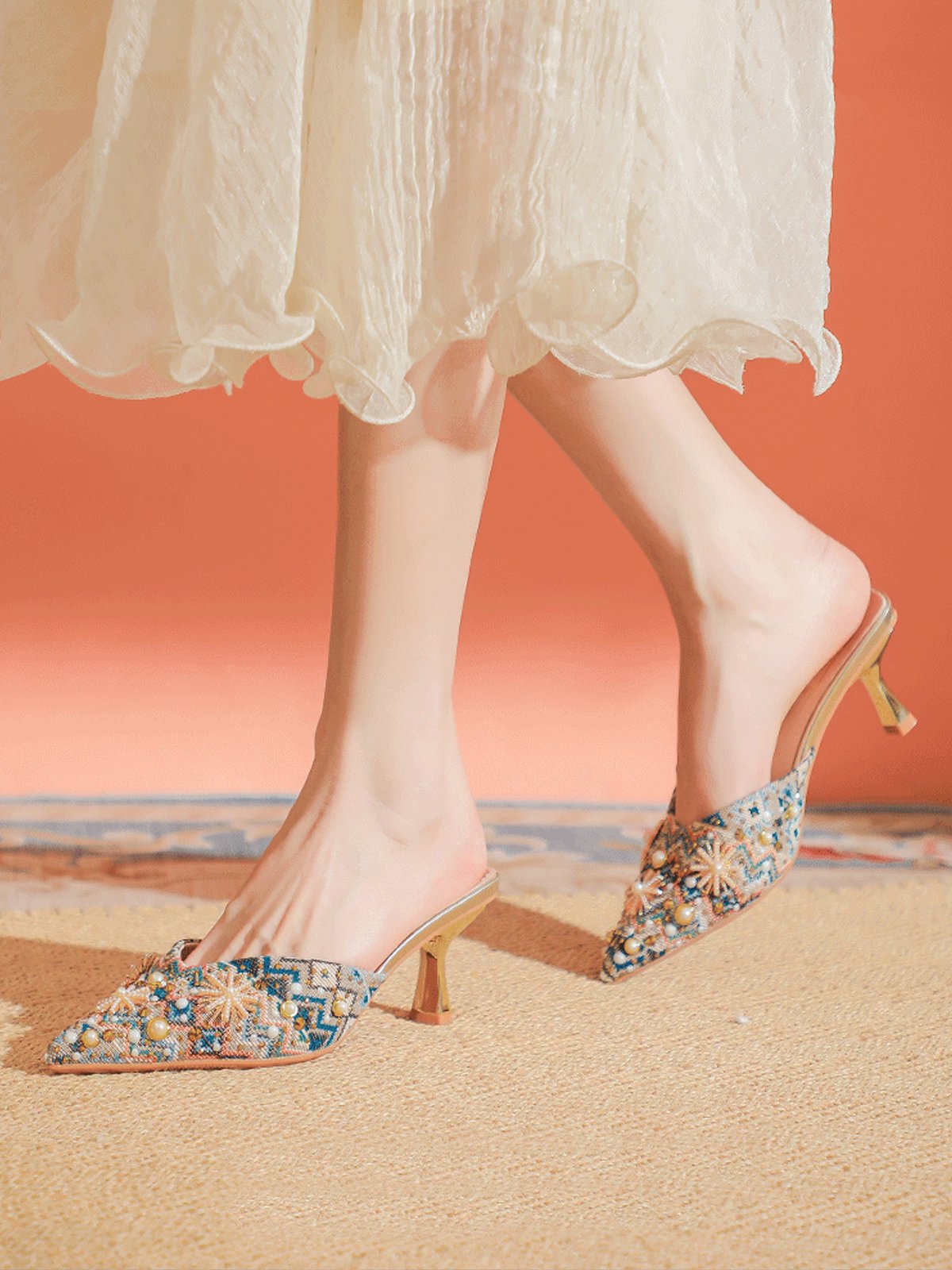 Ethnic Elegant Wedge Sandal