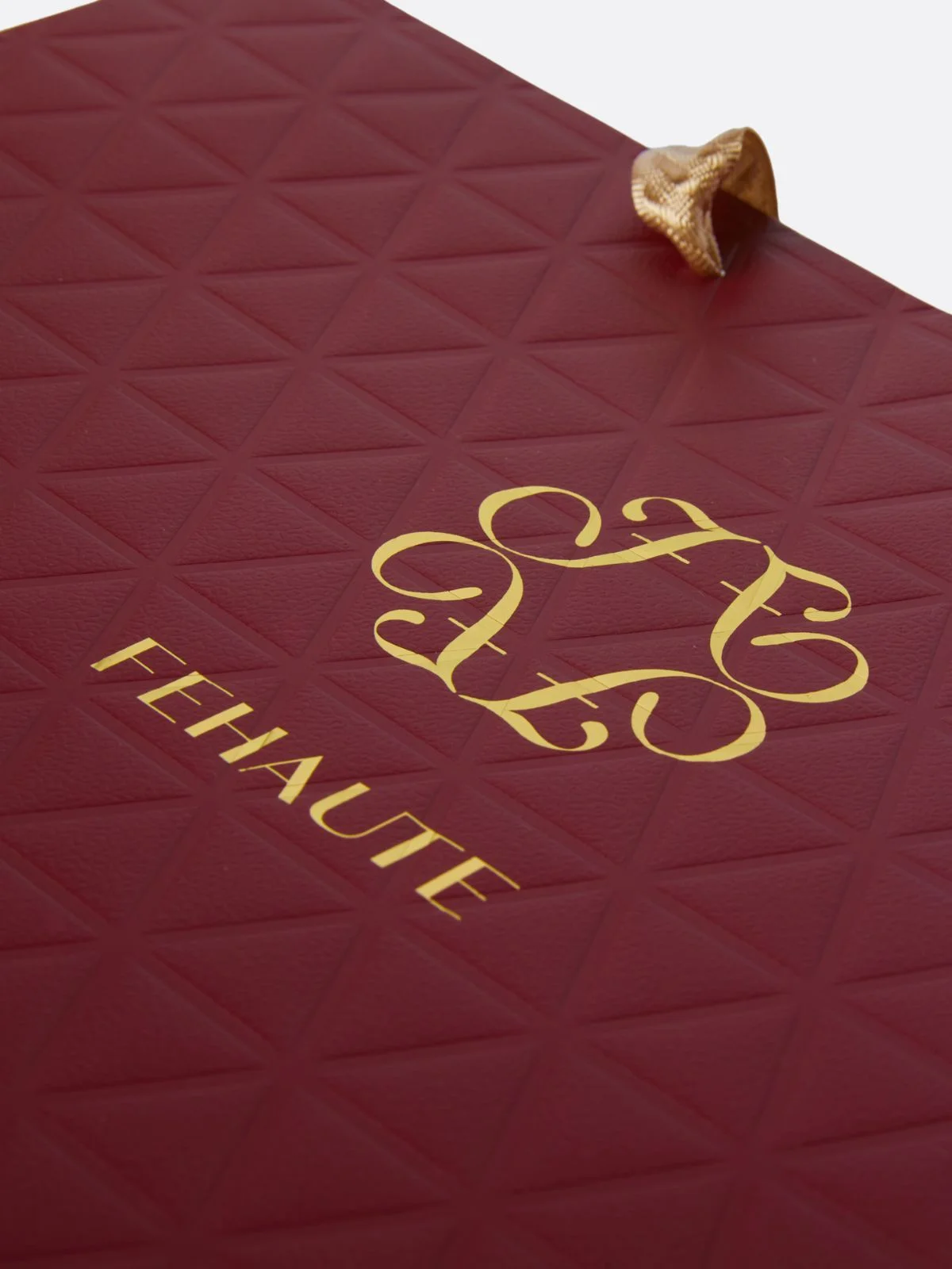 Gift Bag Fehaute Burgundy Paper Bag with Handles