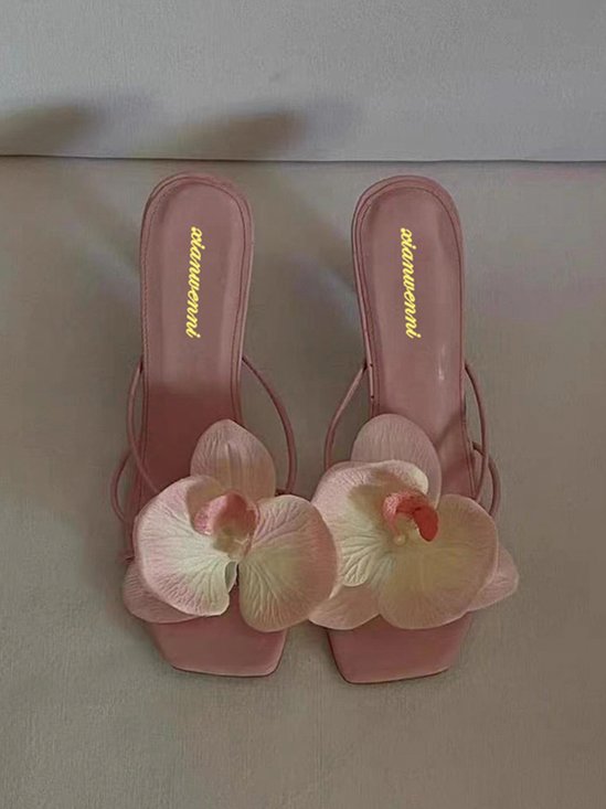 Elegant Summer Plain Wedge Sandal